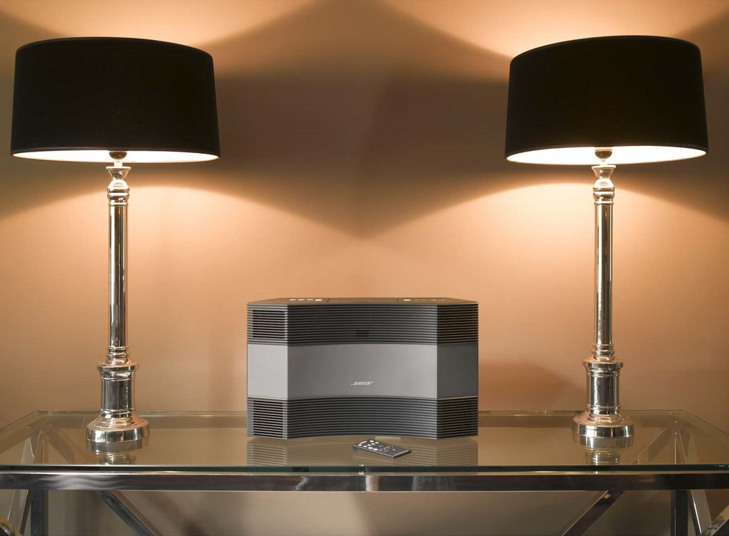 Bose Acoustic Wave Music System II and Wave Multi-Disc 5 CD Changer II - Titanium Silver