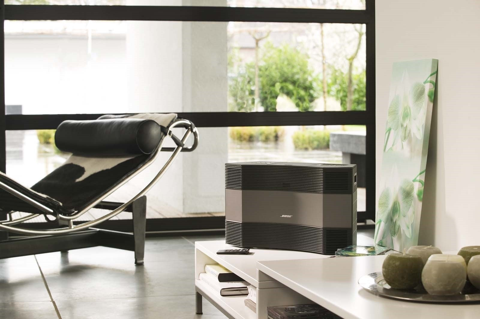 Bose Acoustic Wave Music System II and Wave Multi-Disc 5 CD Changer II - Titanium Silver