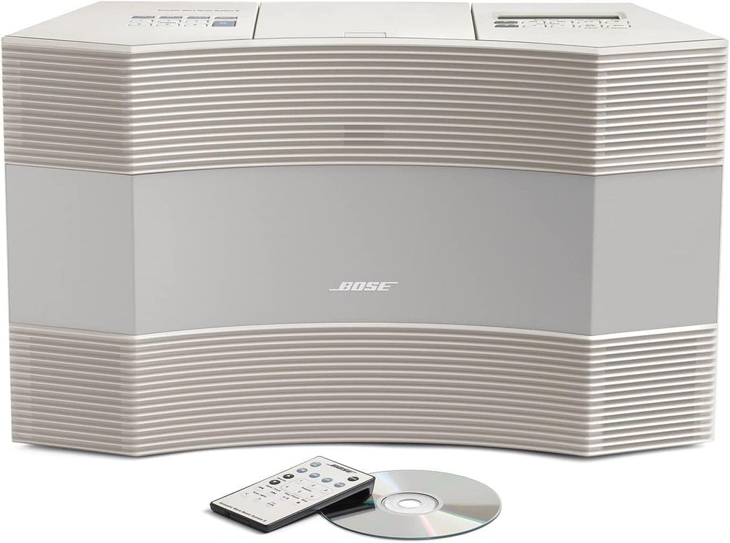 Bose Acoustic Wave Music System II with 5-CD Multi Disc Changer - Platinum White