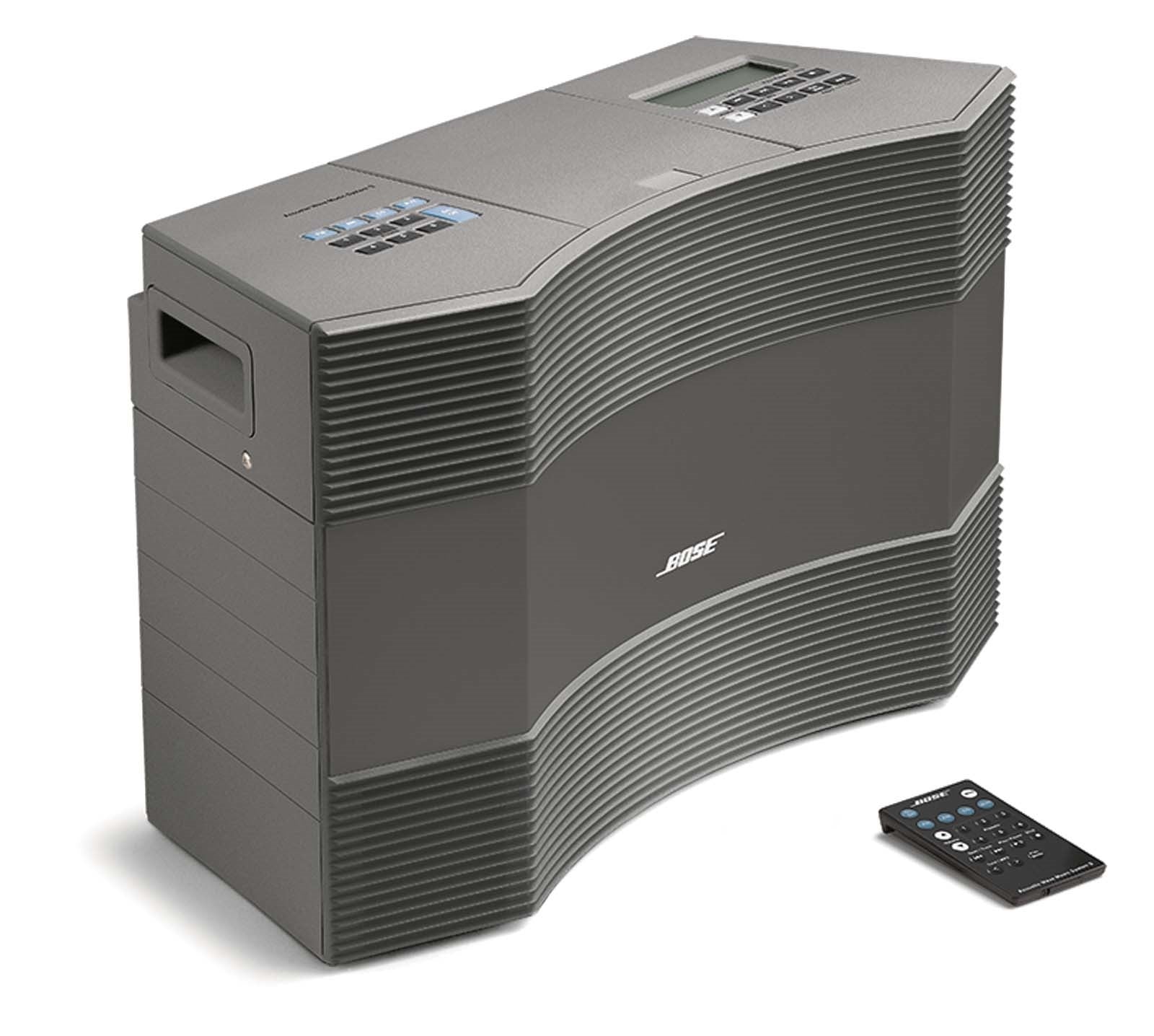 Bose Acoustic Wave Music System II and Wave Multi-Disc 5 CD Changer II - Titanium Silver
