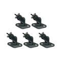 Set Of 5 Wall Mount brackets  For Bose Lifestyle Satellite speaker - Black  - FREE SHIPPING