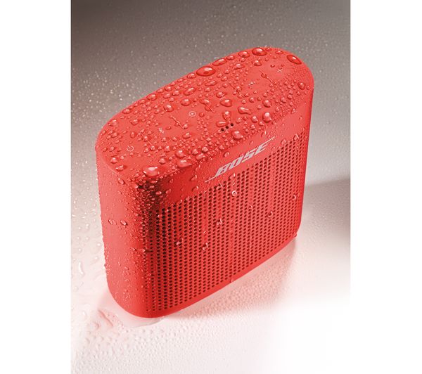 Bose SoundLink Color II: Portable Bluetooth, Wireless Speaker with Microphone- Red