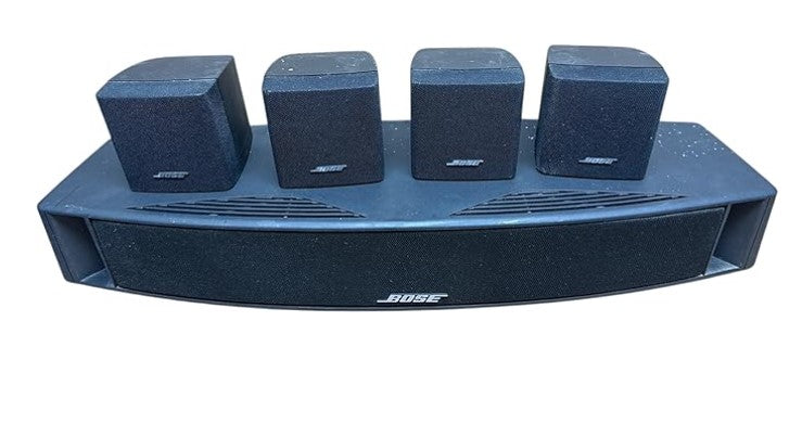 5.1 Surround Sound Speaker System, Bose Home Theater Setup with 4 Satellite Speakers and Center Speaker, Black