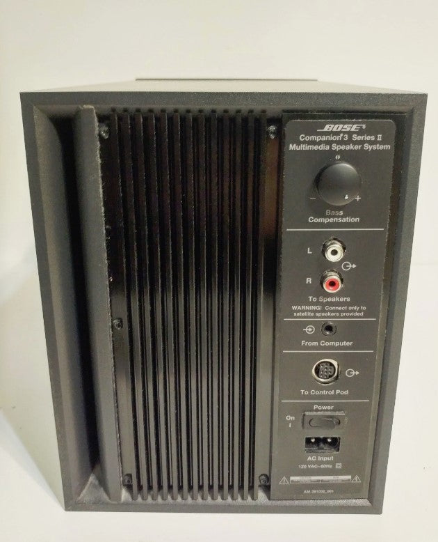 Bose Companion 3 Series II Multimedia Subwoofer Acoustimass Module Only