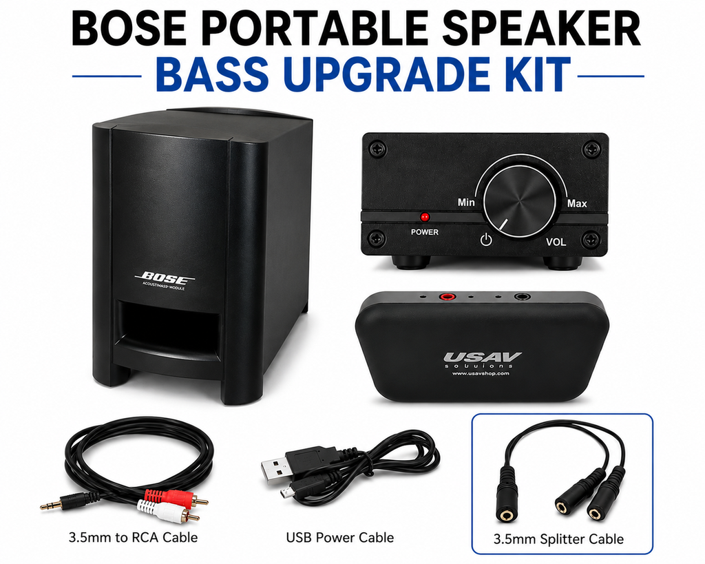 Bose Portable Speaker Bass Upgrade Kit – Bluetooth Powered Subwoofer System