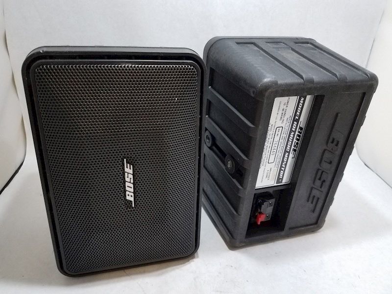 Bose Model 101 (Pair), Black with SA-3 Amplifier + USAV Bluetooth Adapter
