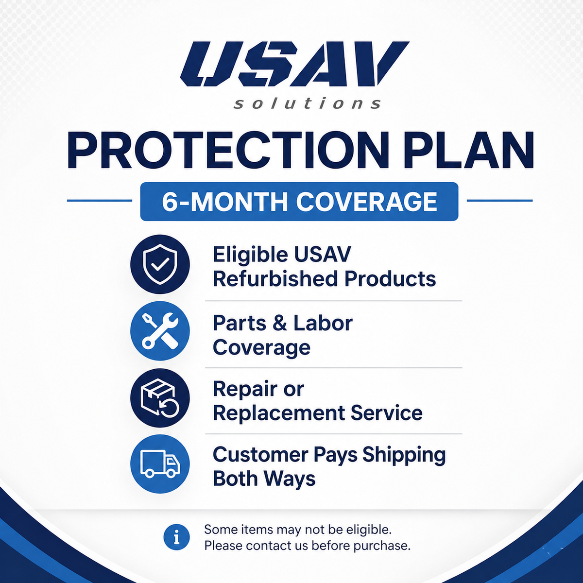 GET PROTECTION FOR USAV REFURBISHED PRODUCTS