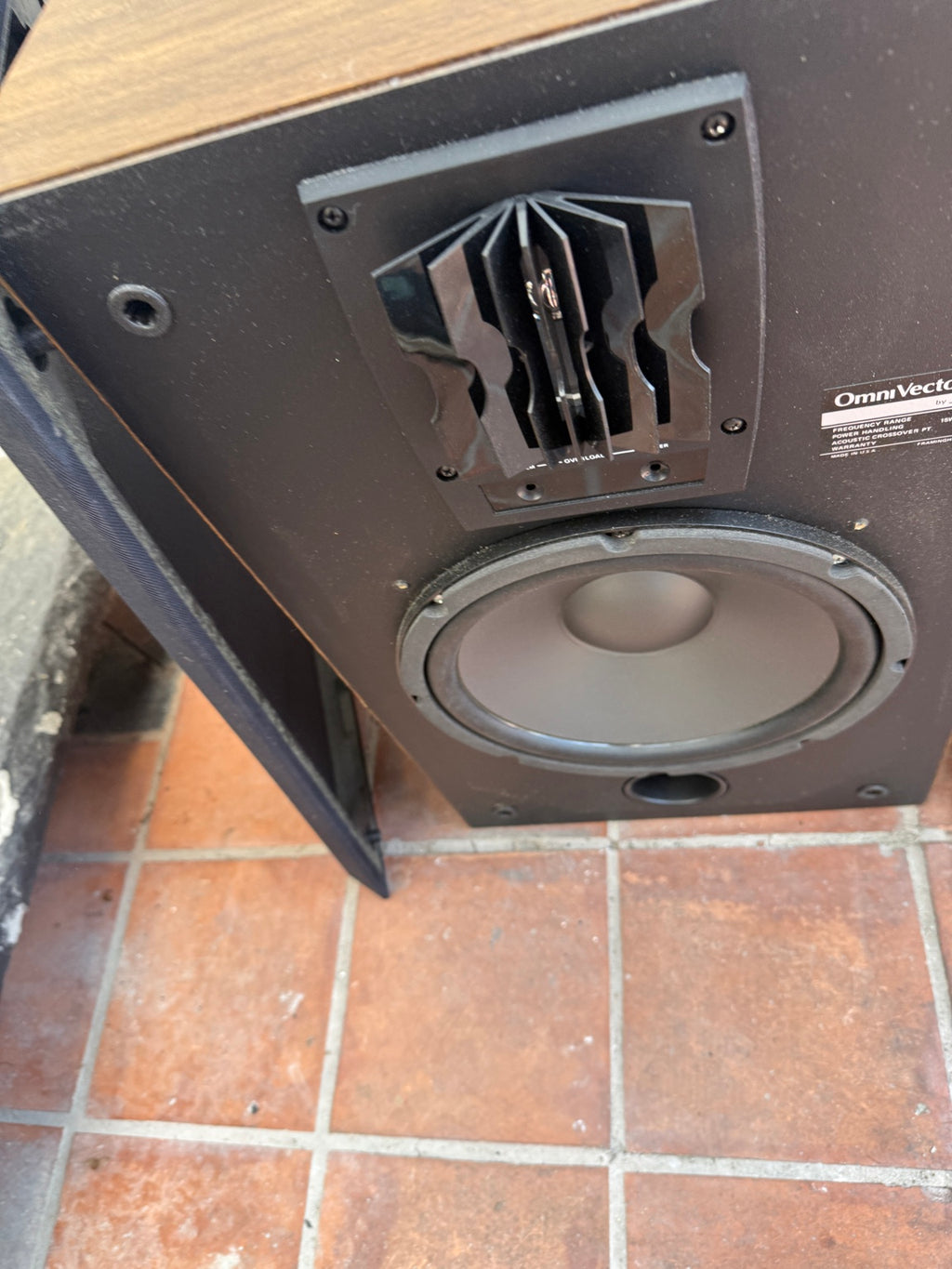 Bose OmniVector Model 2 woofer and tweeter actual condition