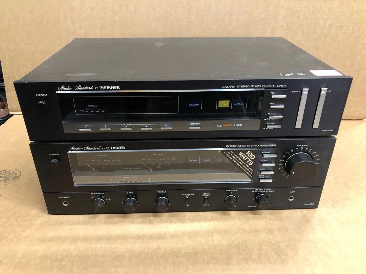 Fisher CA-880 and FM-660 — photo 1