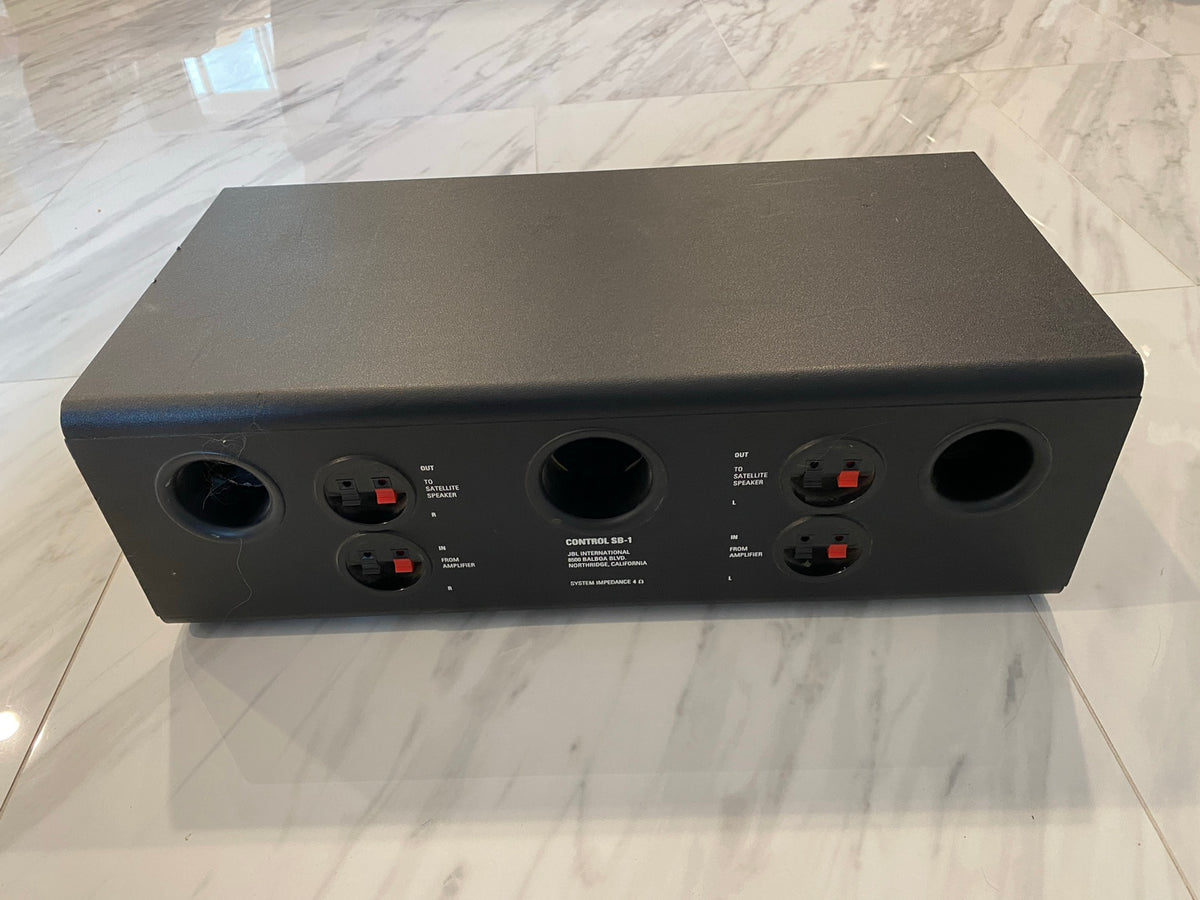 JBL Control SB-1 passive subwoofer bass module rear connections actual item