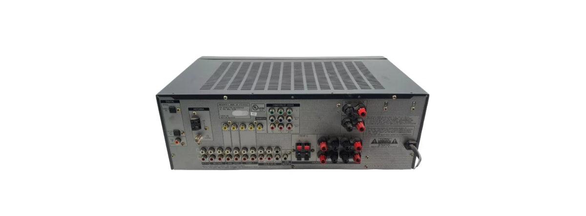 Sony STR-DE597 rear view — stock photo